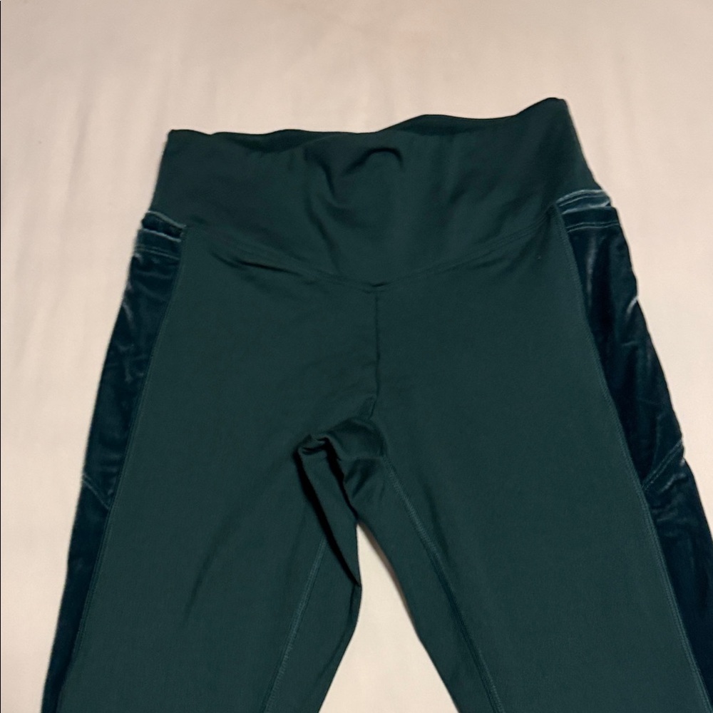 PINK Victoria's Secret Dark Green Leggings